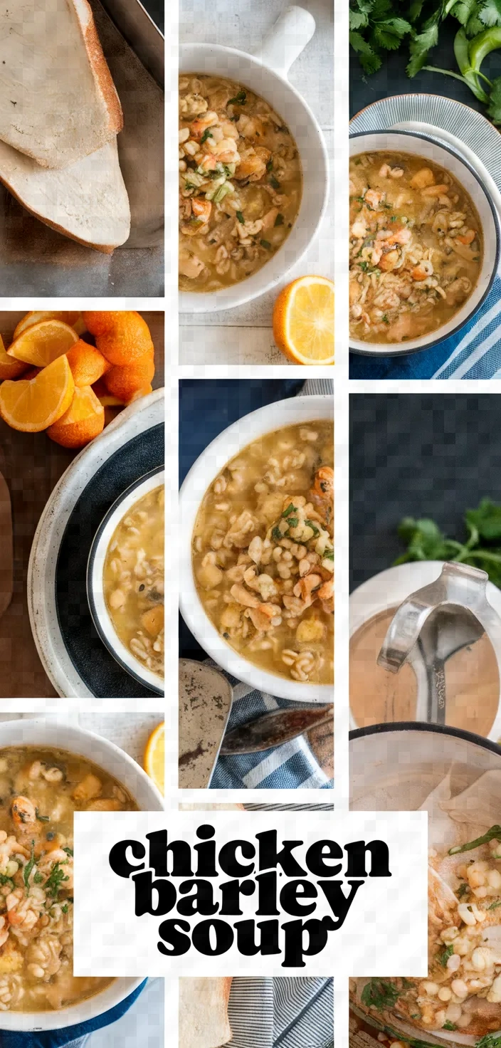 A photo of Chicken Barley Soup Recipe