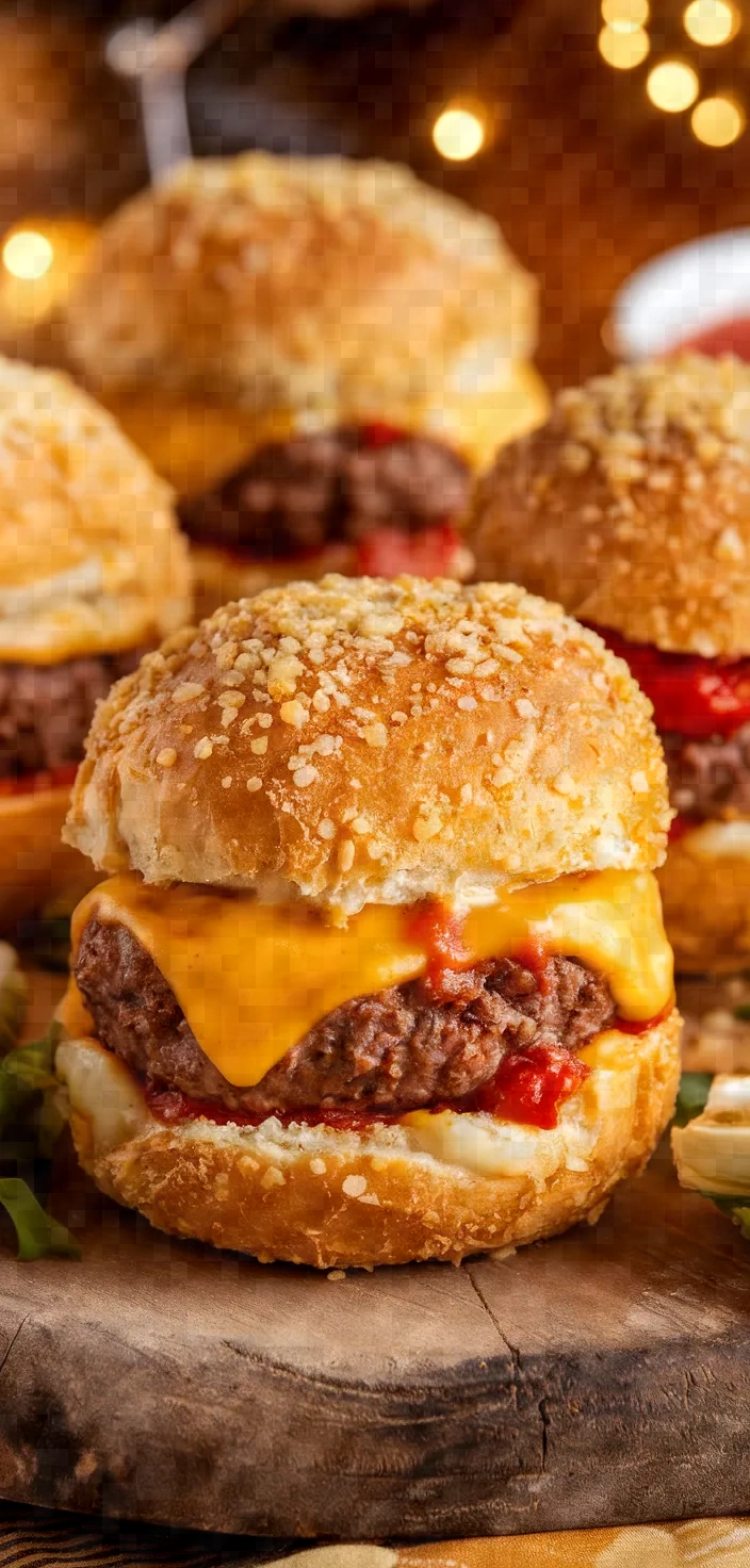 Photo of Garlic Parmesan Cheeseburger Bombs Recipe