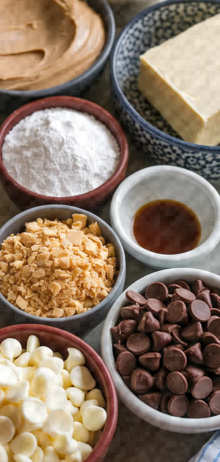 Ingredients photo for Irresistible Peanut Butter Balls Recipe