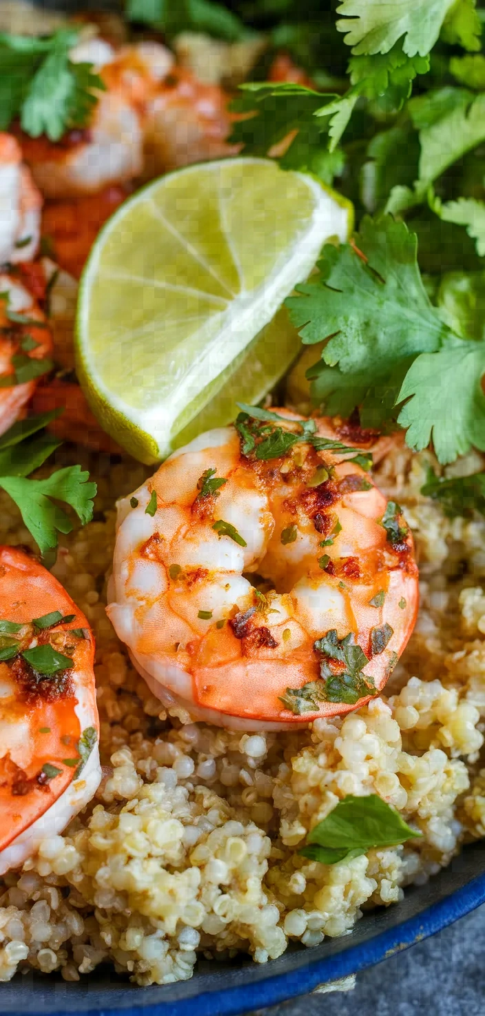 20 Minute Chili Lime Shrimp With Quinoa Recipe