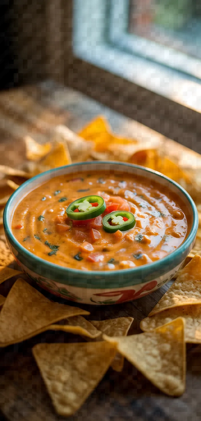Cheesy Rotel Ranch Queso Recipe