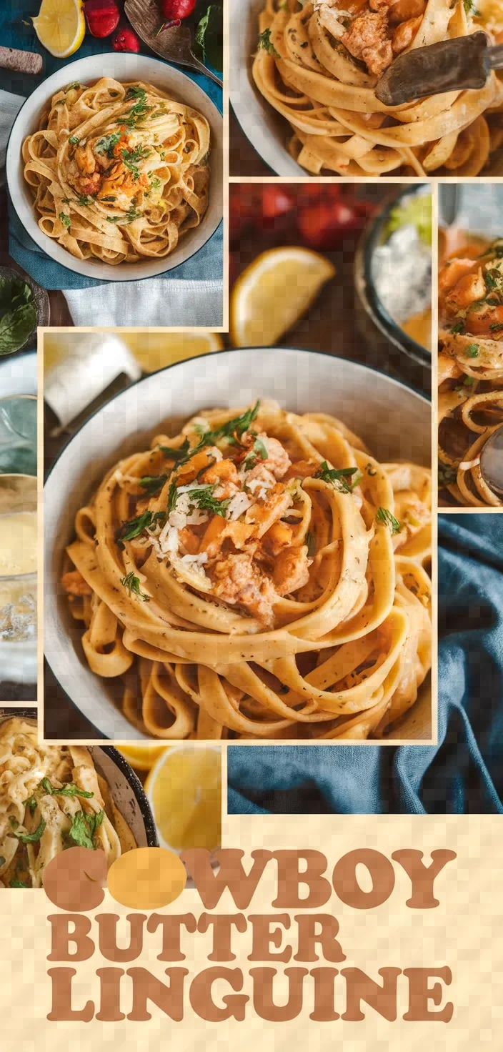 A photo of Cowboy Butter Chicken Linguine Recipe