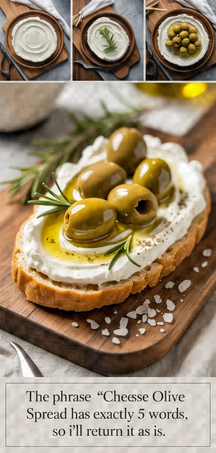 A photo of Cream Cheese Olive Spread 2 Recipe