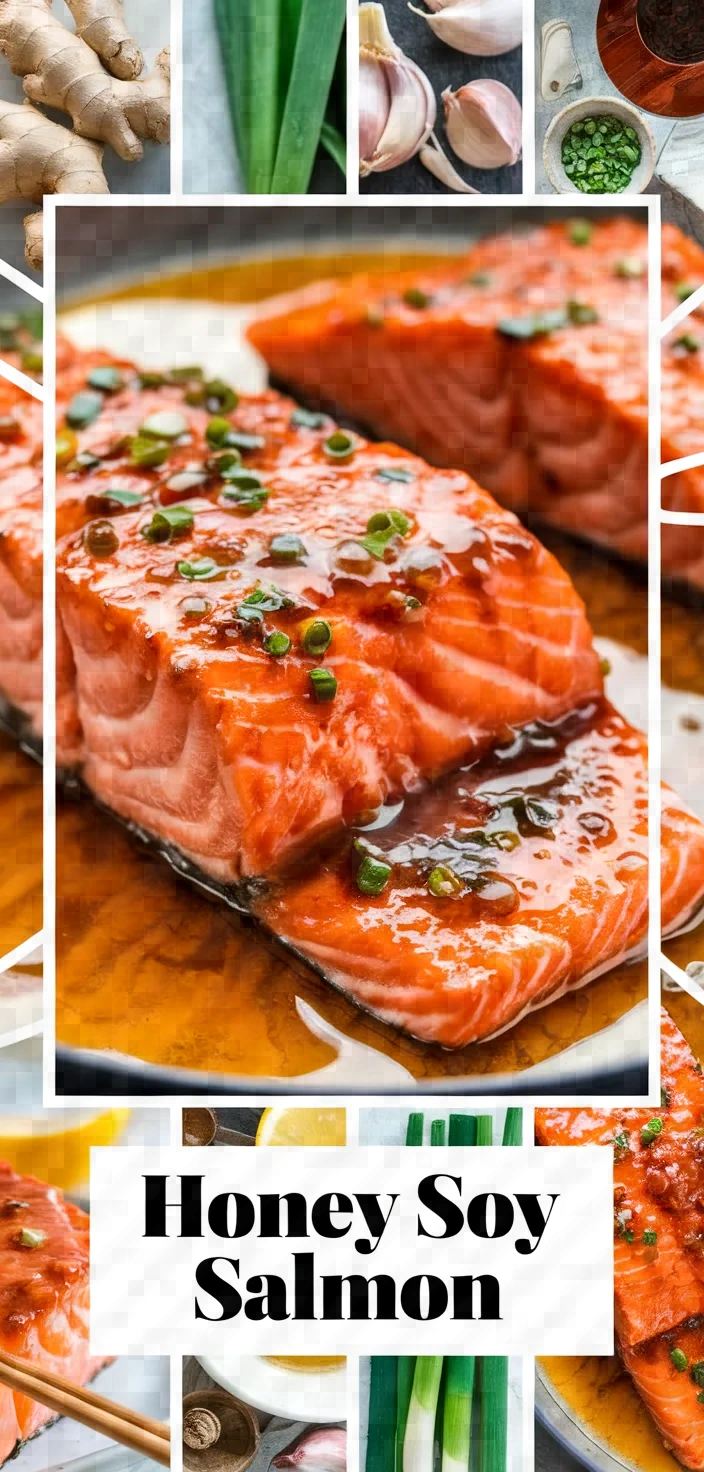 A photo of Honey Soy Glazed Salmon Recipe