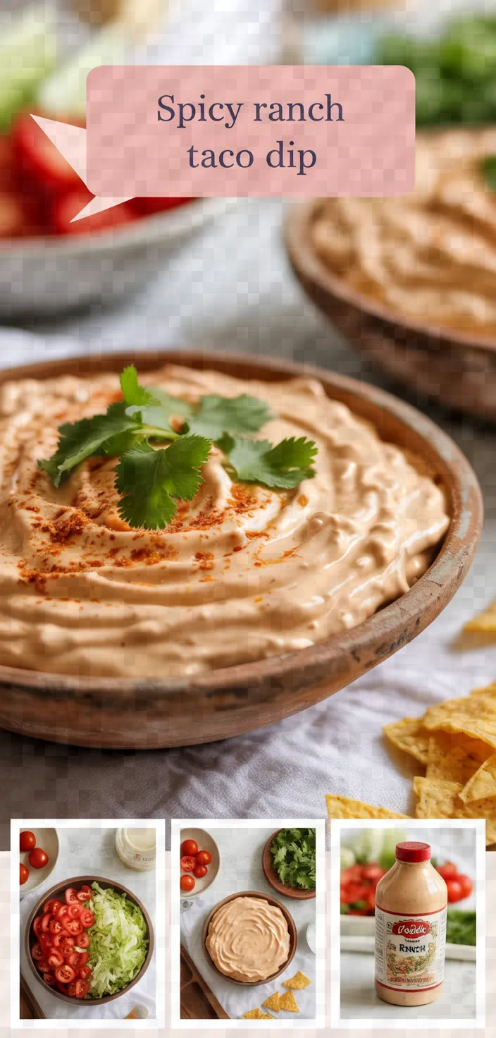 A photo of Spicy Ranch Taco Dip Recipe