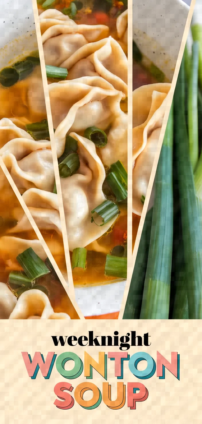 A photo of Weeknight Wonton Soup Recipe