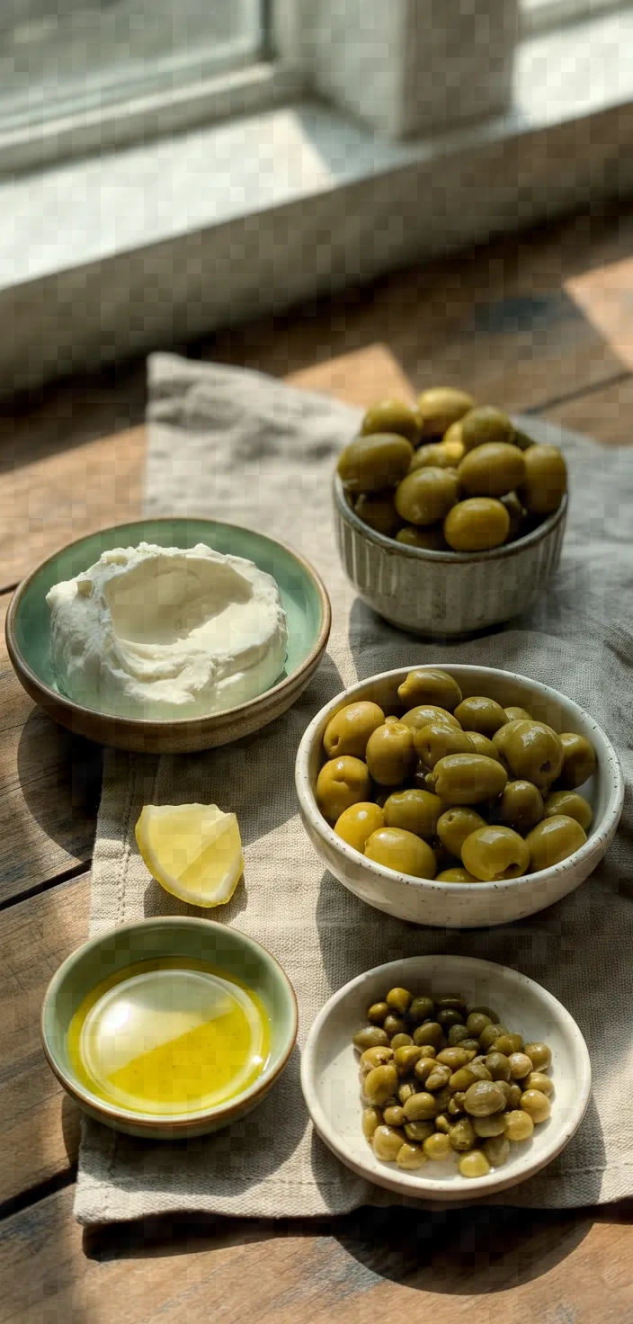 Ingredients photo for Cream Cheese Olive Spread 2 Recipe
