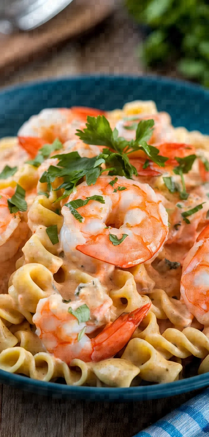 Creamy Jamaican Shrimp Rasta Pasta Recipe