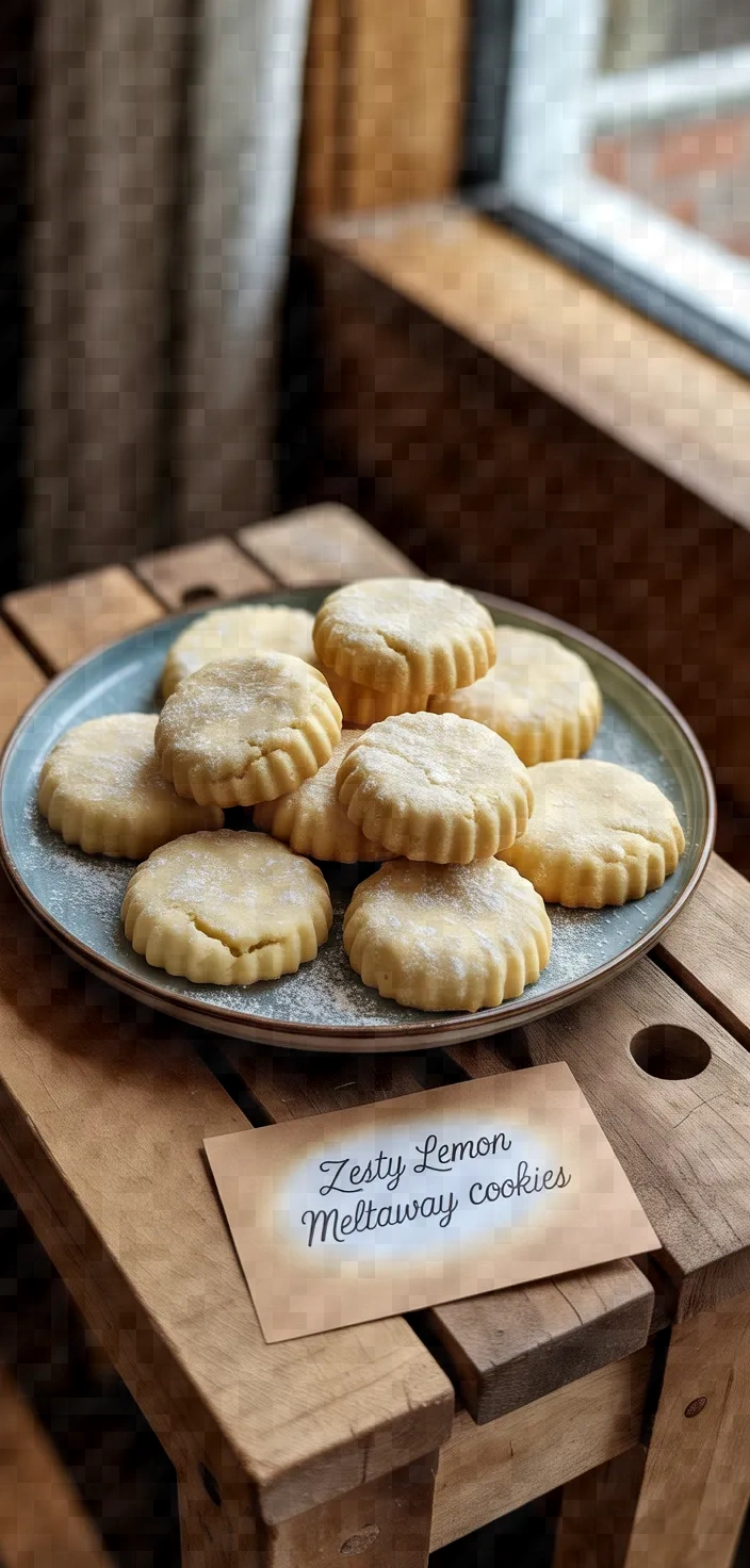 Zesty Lemon Meltaway Cookies Recipe