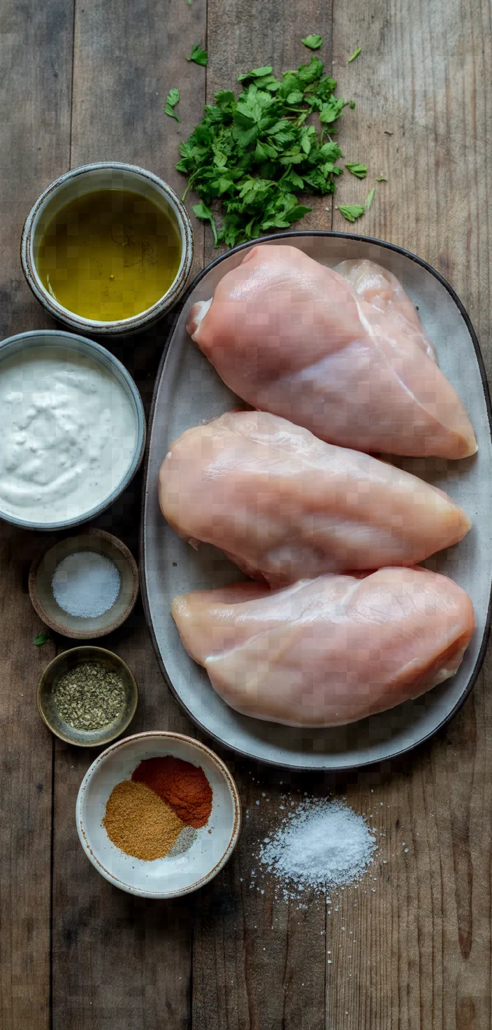 Ingredients photo for Baked Ranch Chicken Recipe