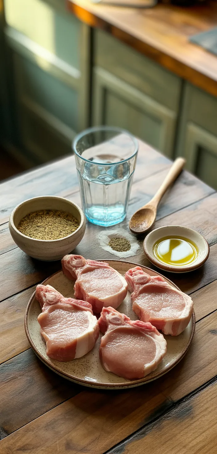 Ingredients photo for Baked Ranch Pork Chops Recipe