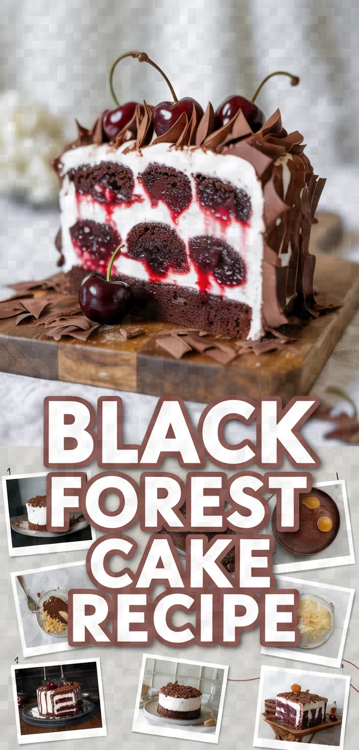 A photo of Black Forest Cake Recipe