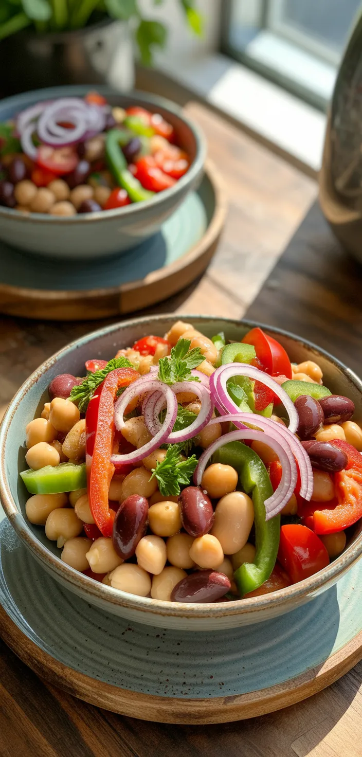 Ingredients photo for Mediterranean Bean Salad Recipe