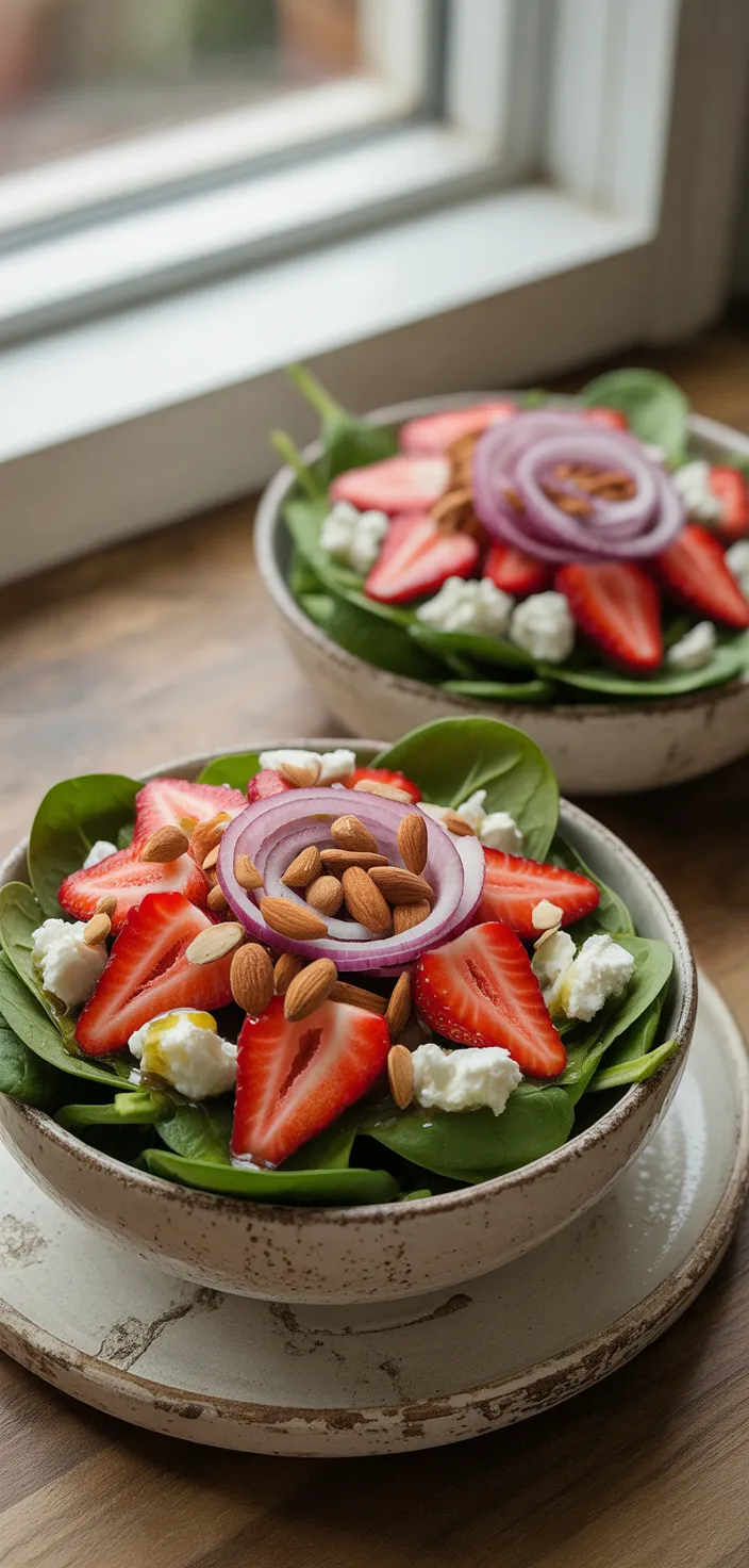 Ingredients photo for Strawberry Spinach Salad Recipe