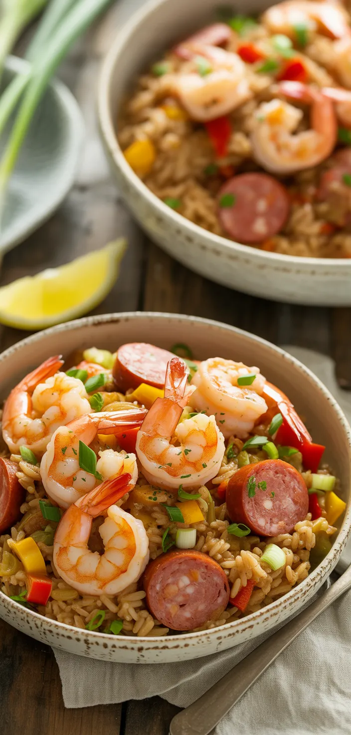 Ingredients photo for Cajun Shrimp Rice Skillet Recipe