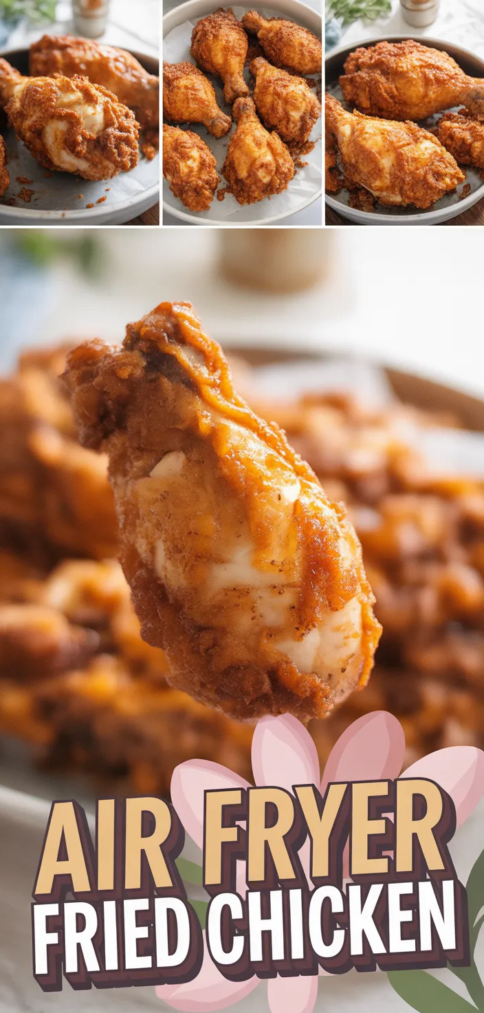 A photo of Air Fryer Fried Chicken Recipe