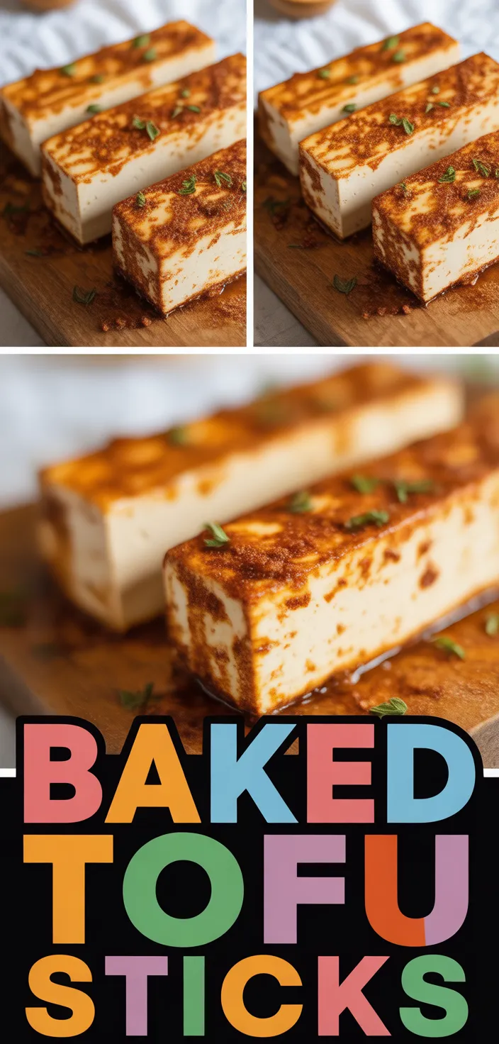 A photo of Baked Tofu Sticks  Recipe