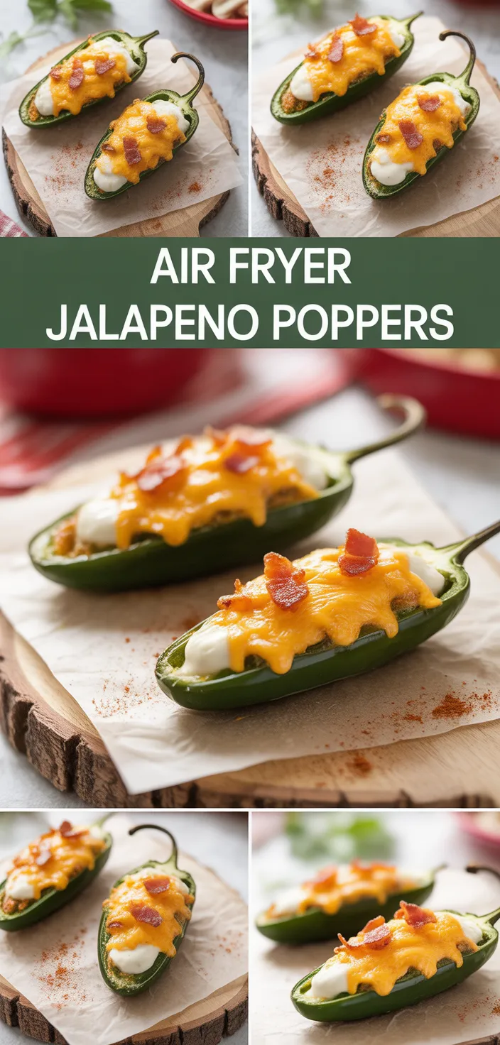A photo of Easy Air Fryer Jalapeno Poppers Recipe