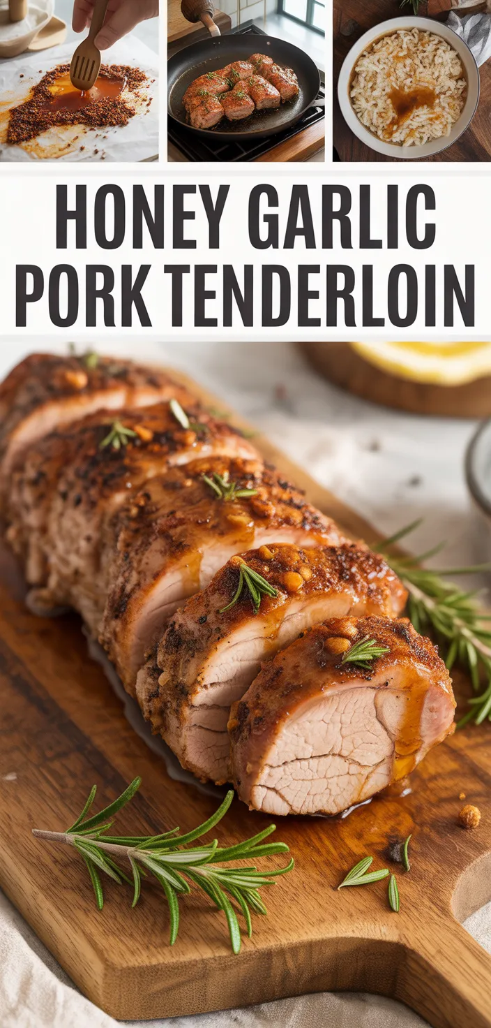 A photo of Honey Garlic Pork Tenderloin Recipe