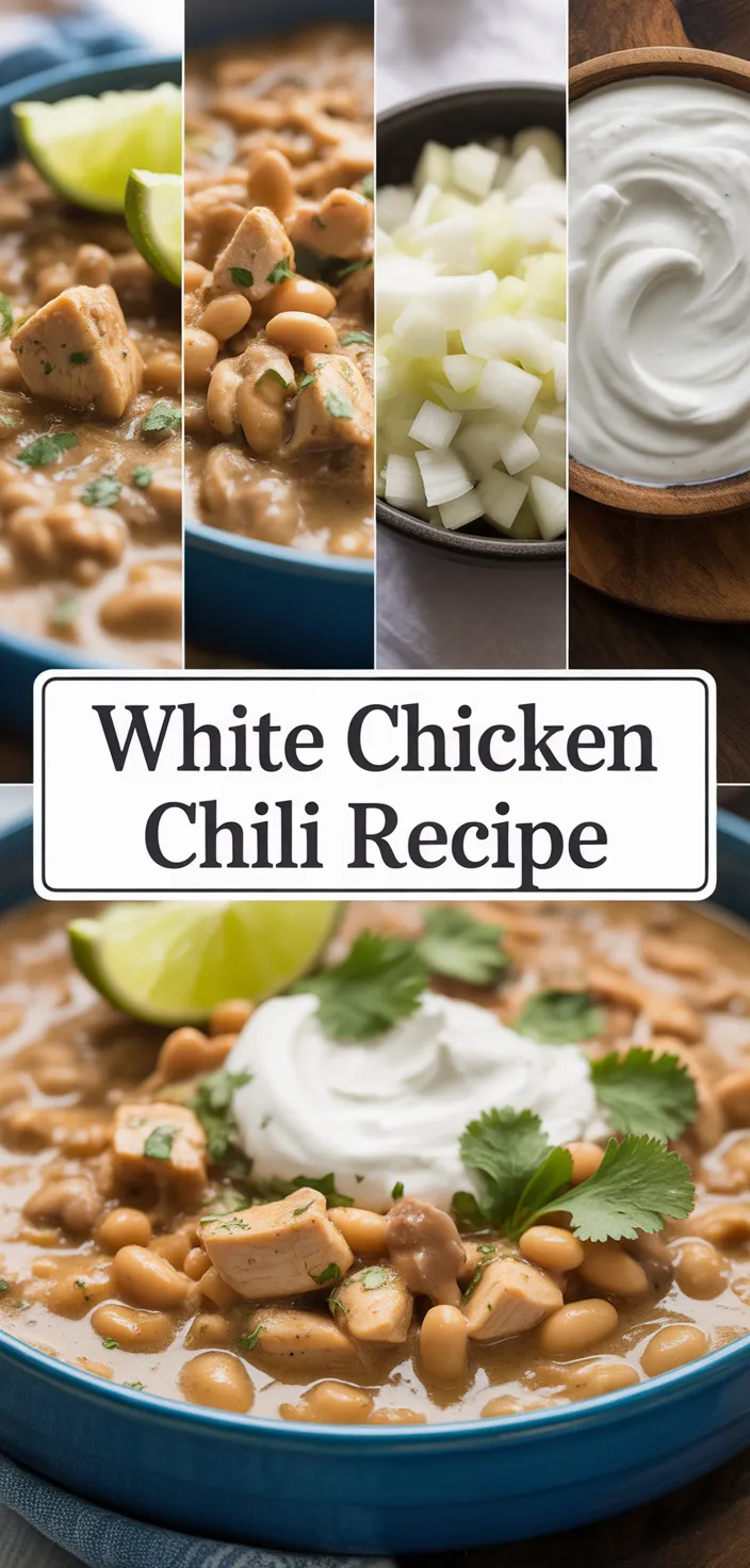 A photo of White Chicken Chili Recipe