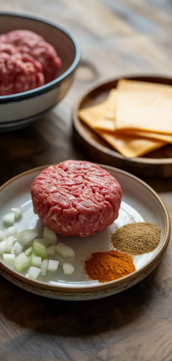 Ingredients photo for Crack Burgers Recipe