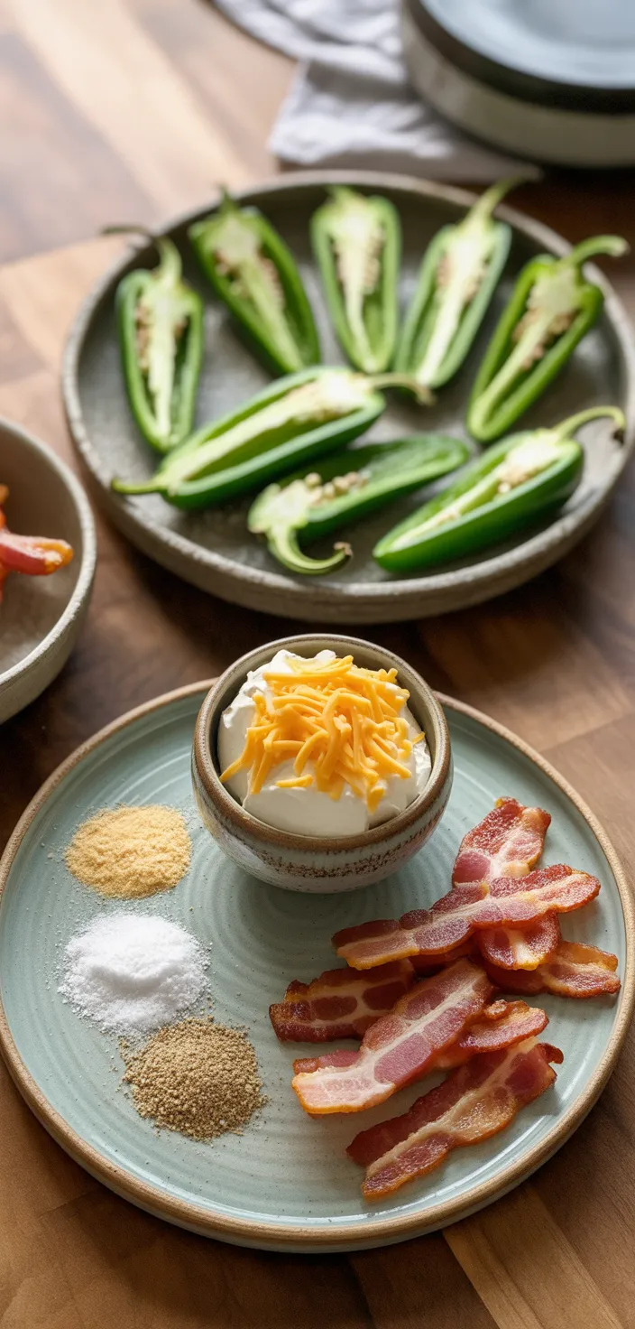 Ingredients photo for Easy Air Fryer Jalapeno Poppers Recipe