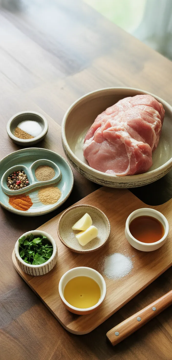 Ingredients photo for Honey Garlic Pork Tenderloin Recipe