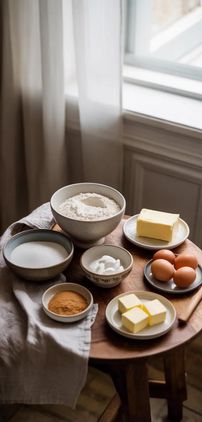 Ingredients photo for The BEST Coffee Cake Recipe