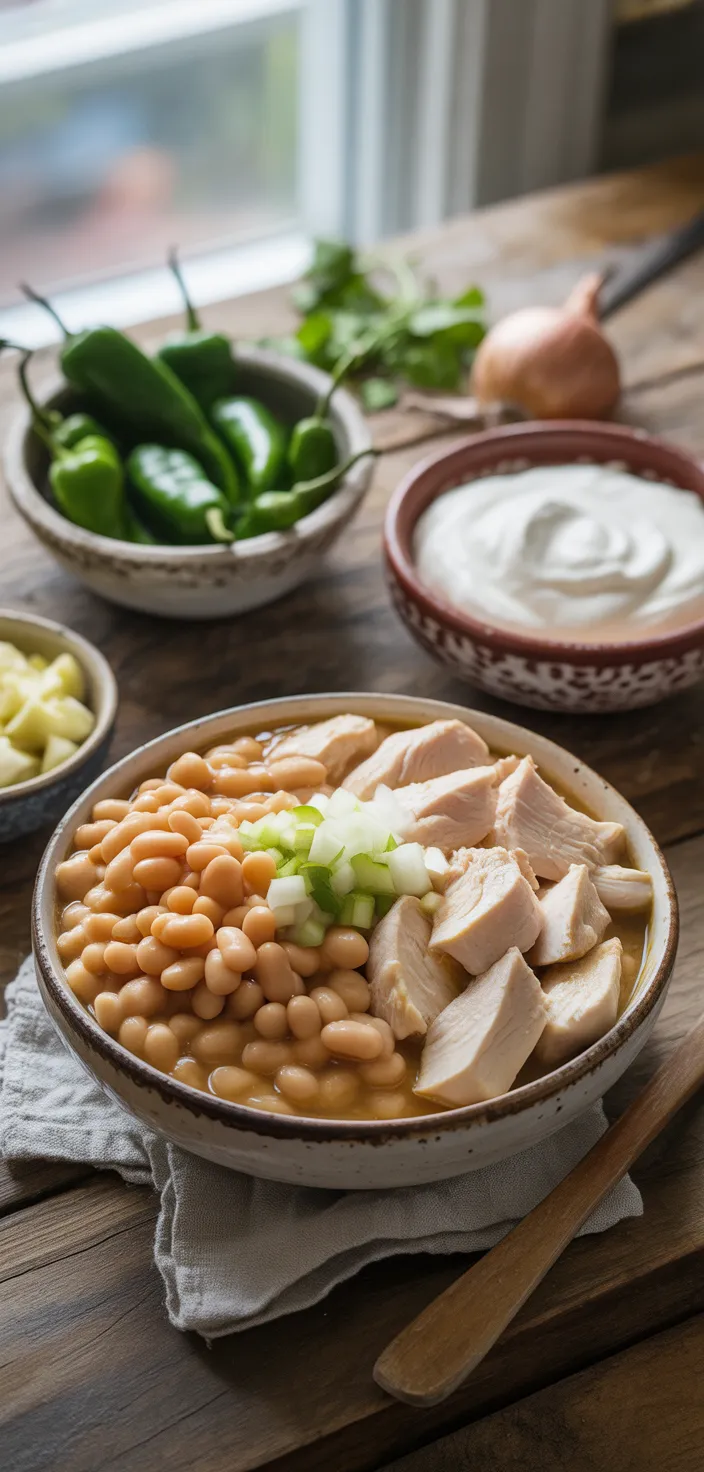 Ingredients photo for White Chicken Chili Recipe