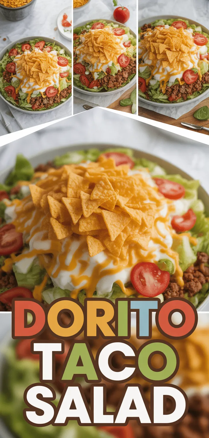 A photo of Dorito Taco Salad Recipe
