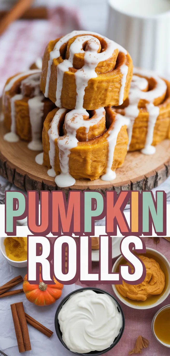 A photo of Pumpkin Rolls Recipe
