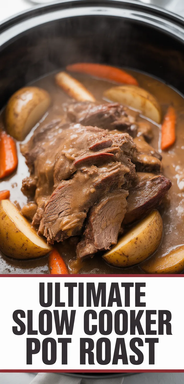 A photo of Ultimate Slow Cooker Pot Roast Recipe