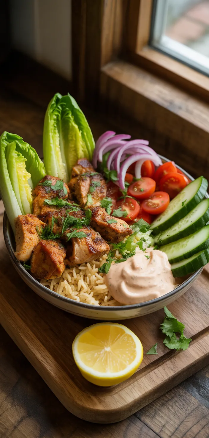 Ingredients photo for Chicken Shawarma Bowl Recipe
