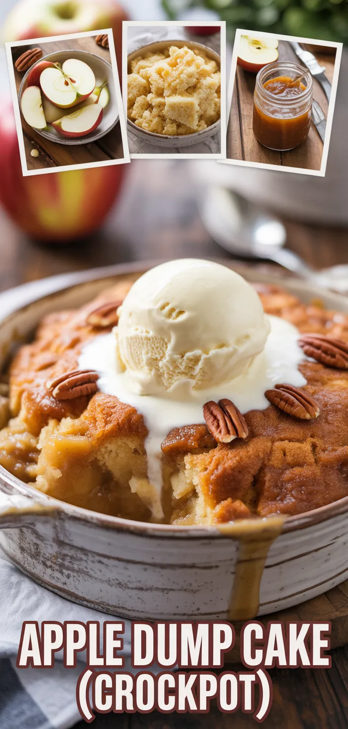 A photo of Apple Dump Cake (Crockpot) Recipe
