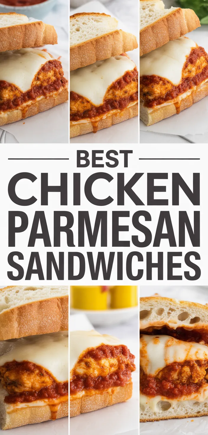 A photo of Best Chicken Parmesan Sandwiches Recipe