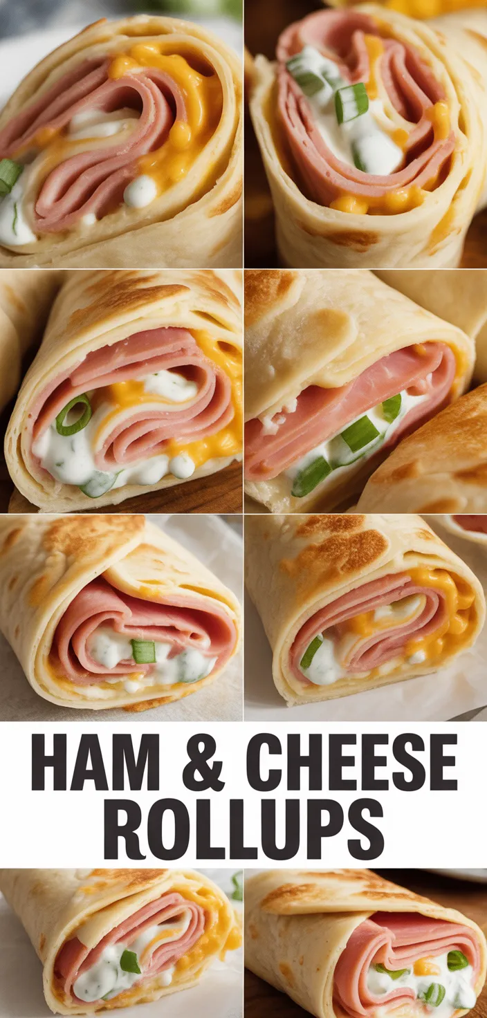A photo of Ham And Cheese Roll Ups (Tortilla Roll Ups) Recipe