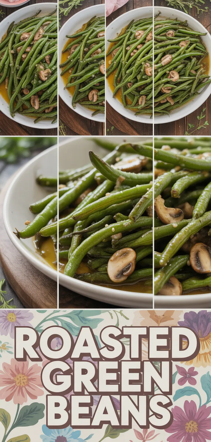 A photo of Roasted Green Beans Recipe