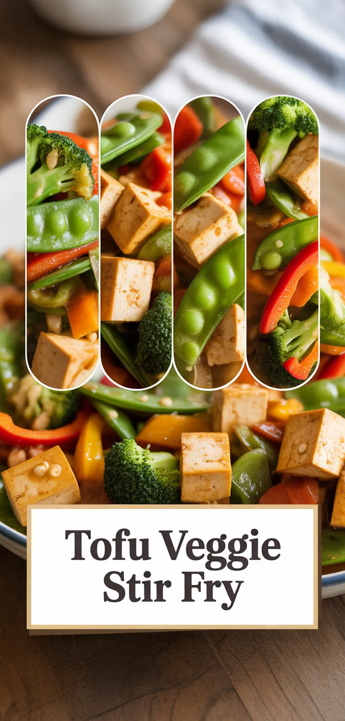 A photo of Tofu Veggie Stir Fry Recipe