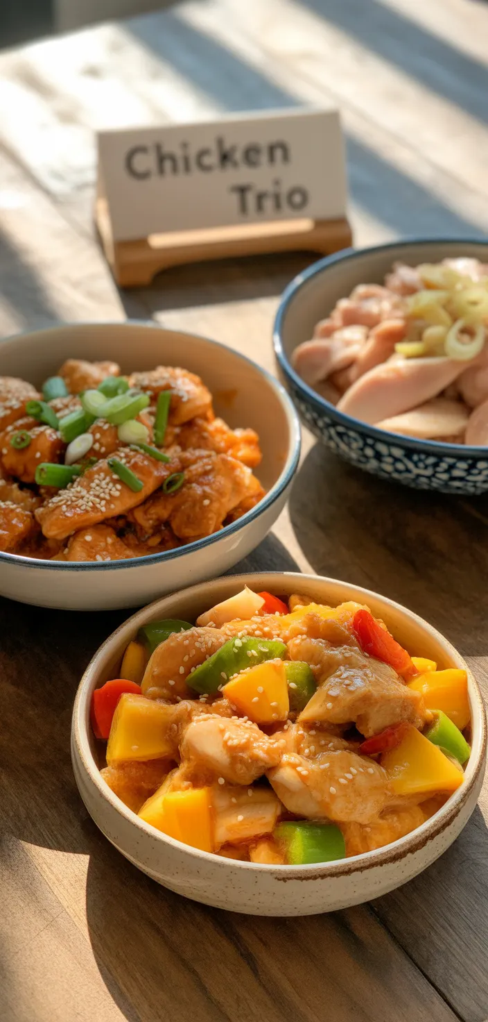 Ingredients photo for Easy Chinese Chicken Recipes