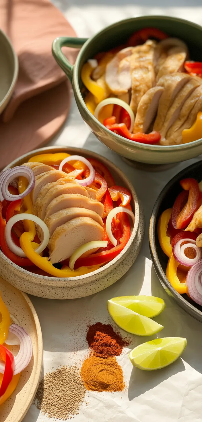 Ingredients photo for Easy Sheet Pan Chicken Fajitas Recipe