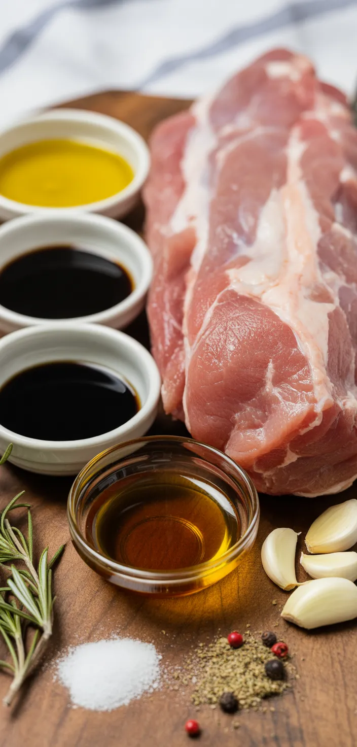 Ingredients photo for Pork Tenderloin Marinade Recipe