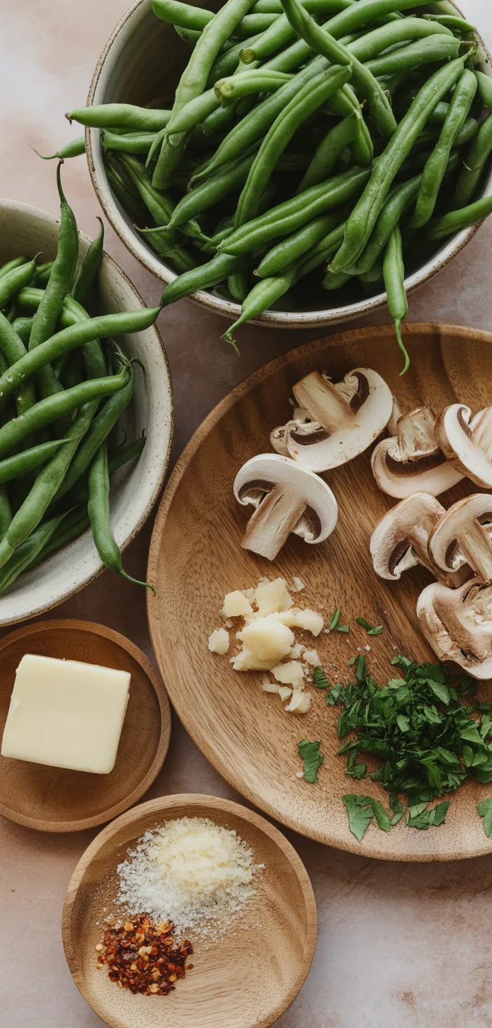 Ingredients photo for Roasted Green Beans Recipe