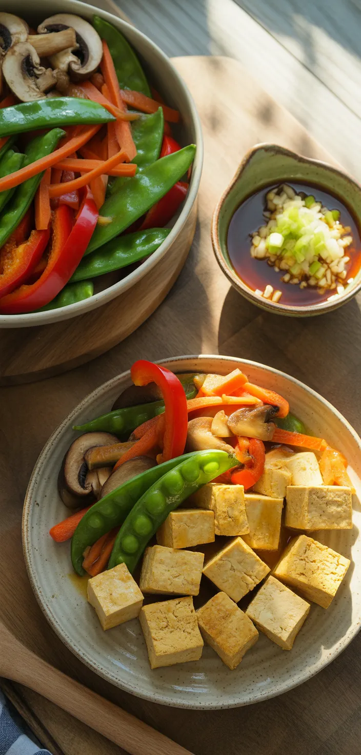 Ingredients photo for Tofu Veggie Stir Fry Recipe