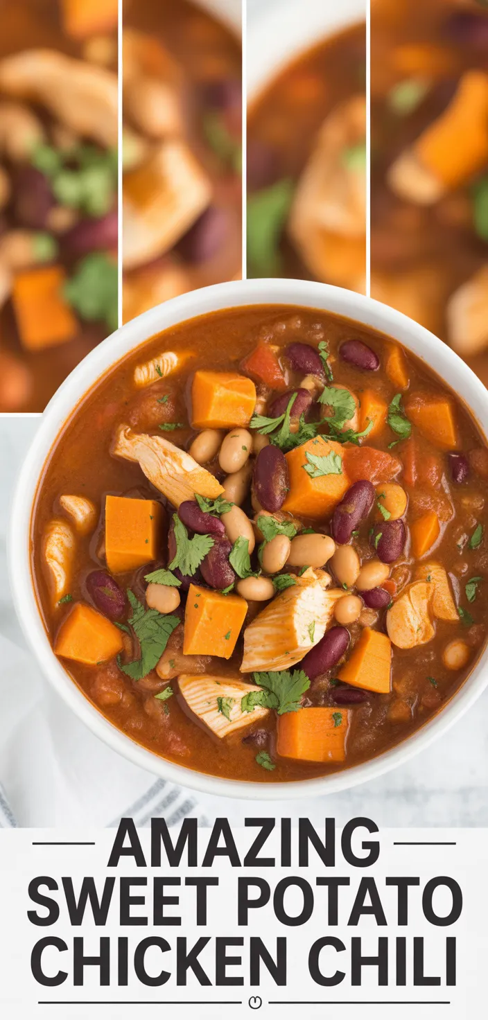 A photo of AMAZING Sweet Potato Chicken Chili Recipe