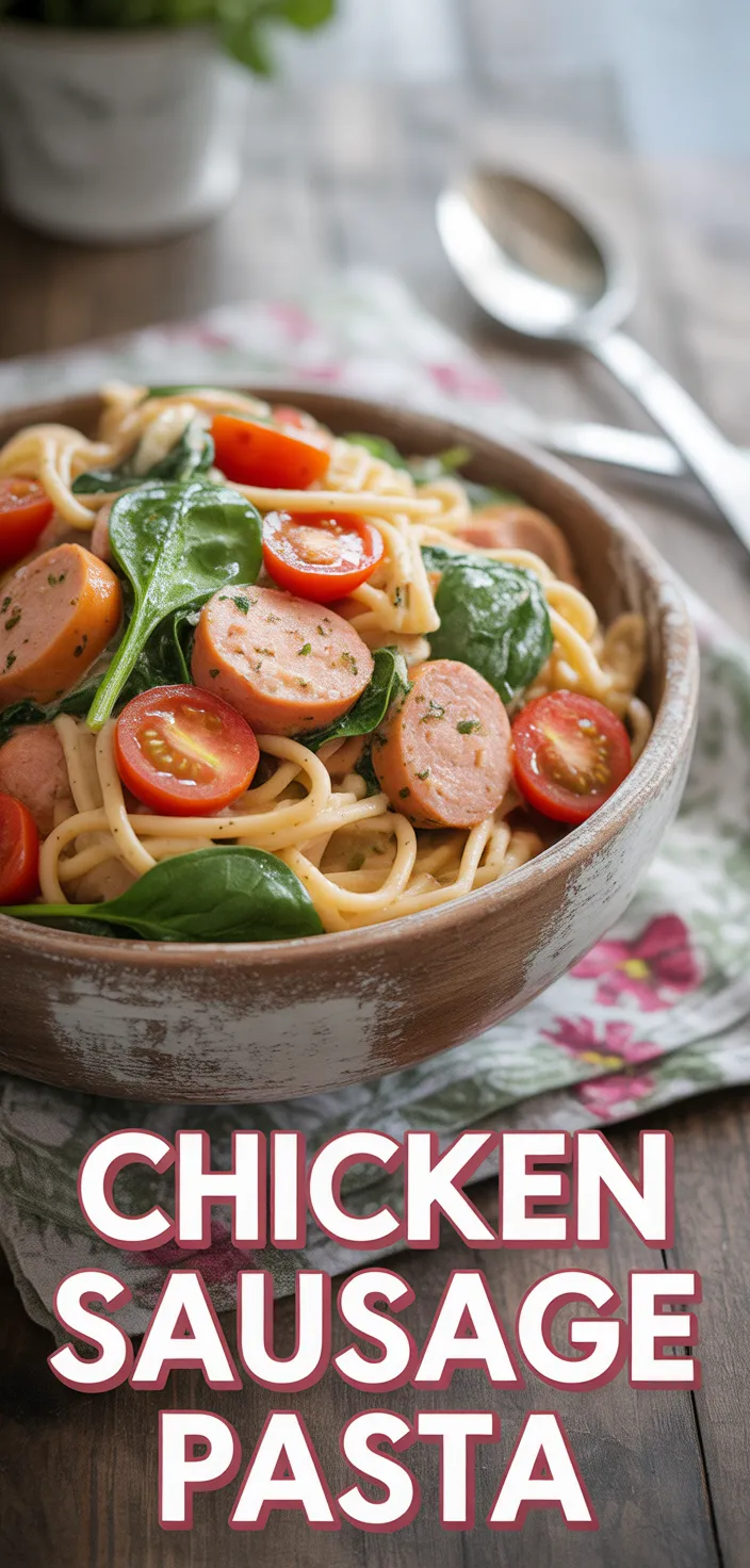 A photo of Chicken Sausage Pasta Recipe