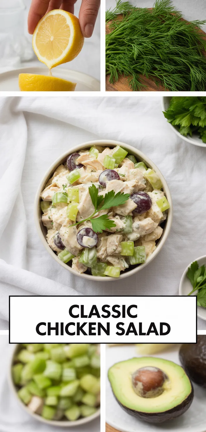 A photo of Classic Chicken Salad Recipe: A Timeless Delight