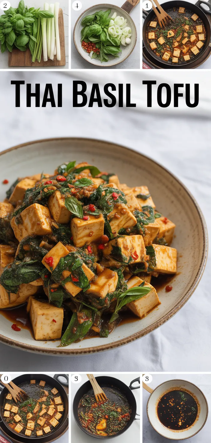 A photo of Thai Basil Tofu Recipe