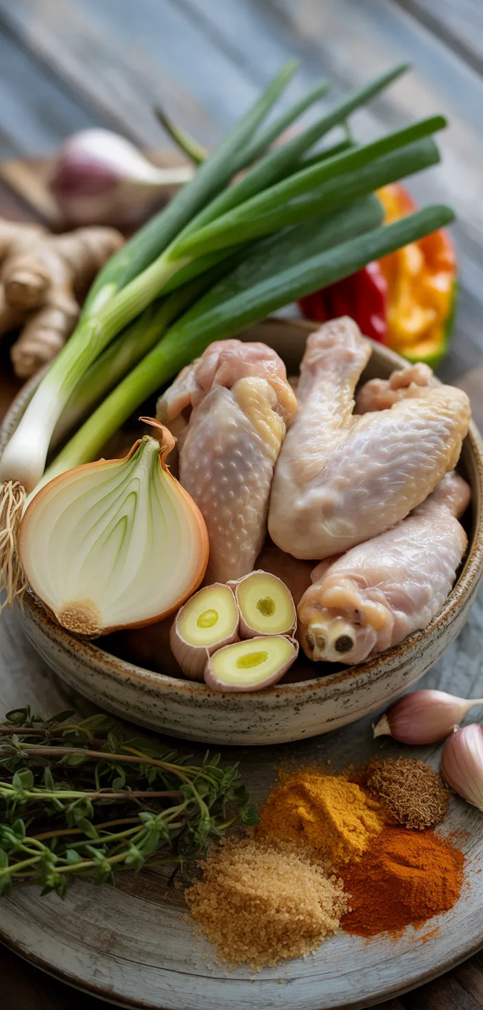Ingredients photo for Grilled Jamaican Jerk Chicken Wings Recipe