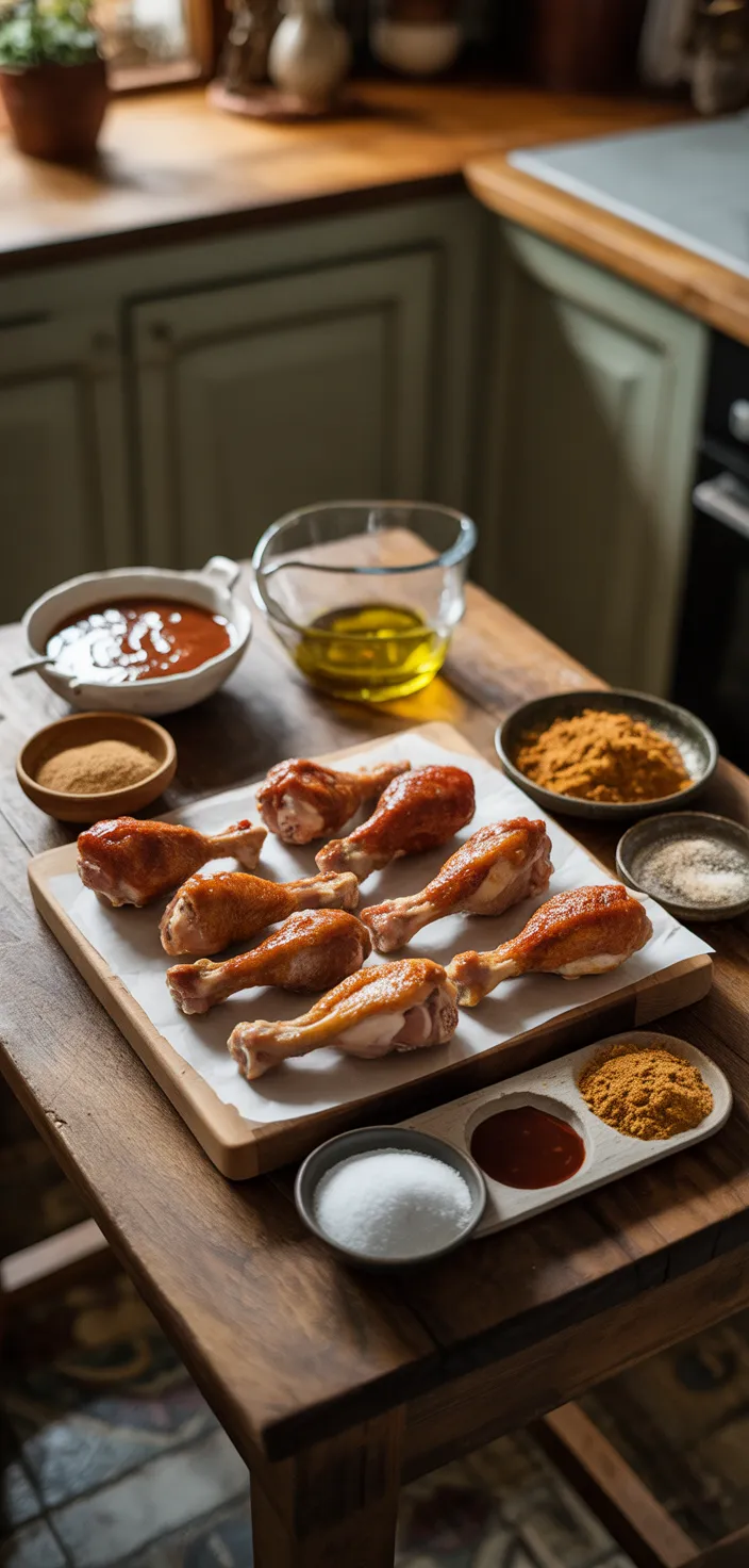 Ingredients photo for Oven Drumsticks Recipe