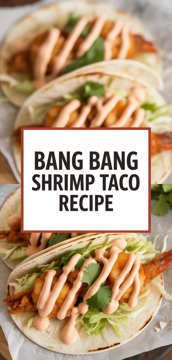 A photo of Bang Bang Shrimp Taco Recipe